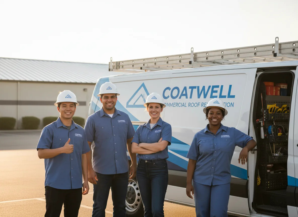 Commercial roof coating company in New Sharon, IA